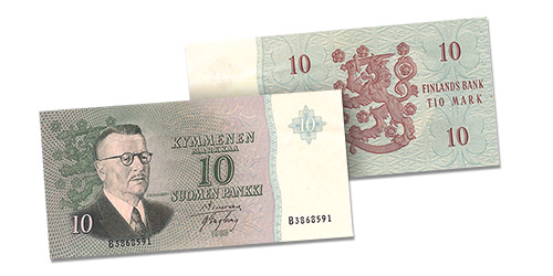 10 markkaa 1963
